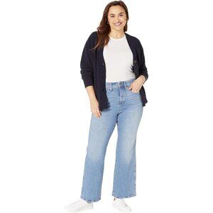 NWT Madewell High-Rise Flare pale blue Caine wash plus size jeans